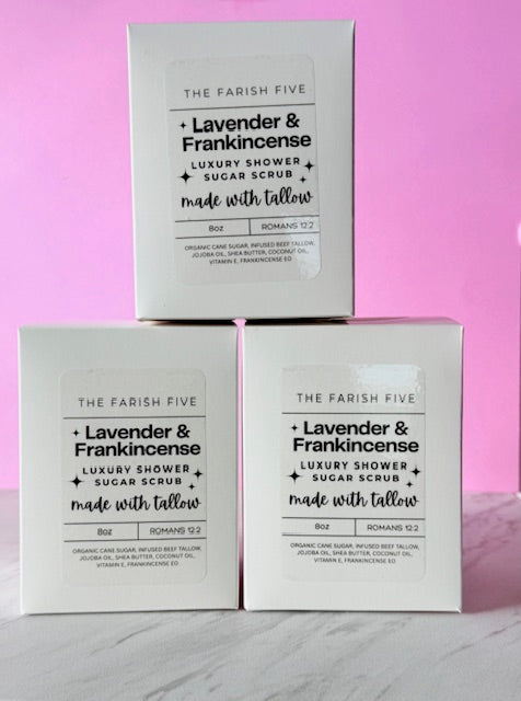 Lavender and Frankincense Shower Scrub
