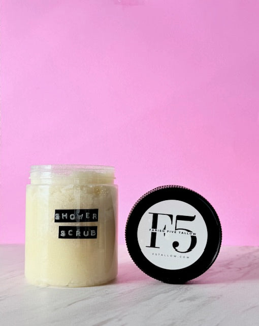 Lavender and Frankincense Shower Scrub